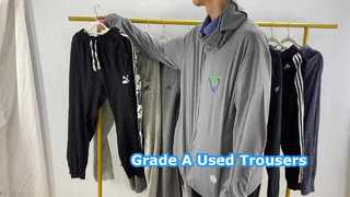 Used brand women's cotton trousers