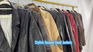 second-hand leather jacket