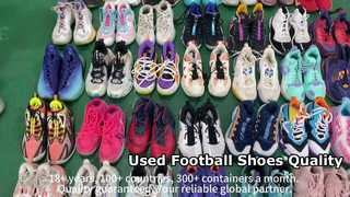 Used domestic women's football shoes