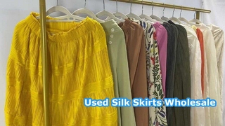 Second-hand silk skirt